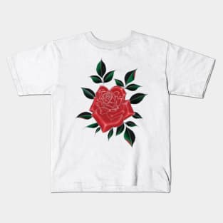 Red Rose Kids T-Shirt